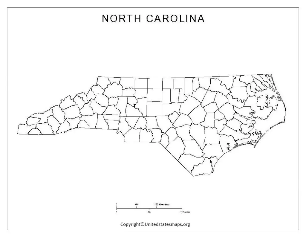 north carolina map work sheet