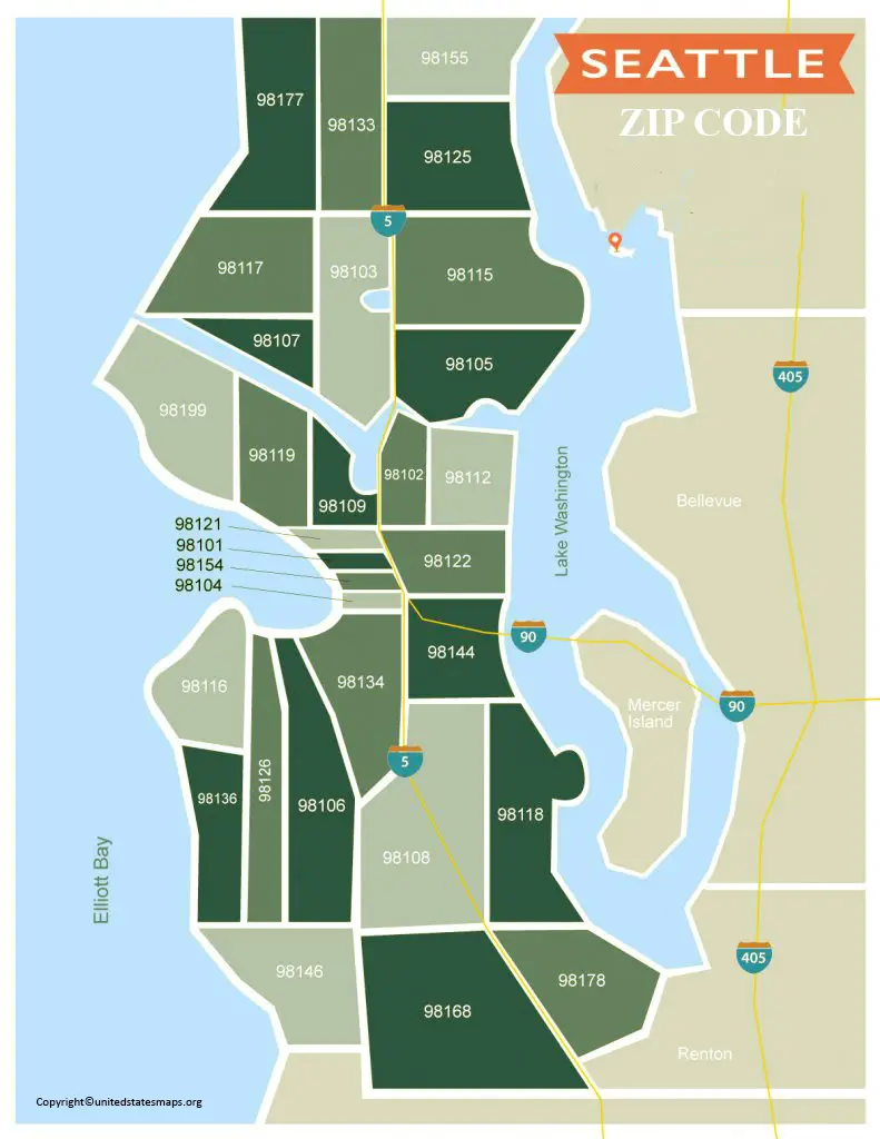 seattle Zip Code Map