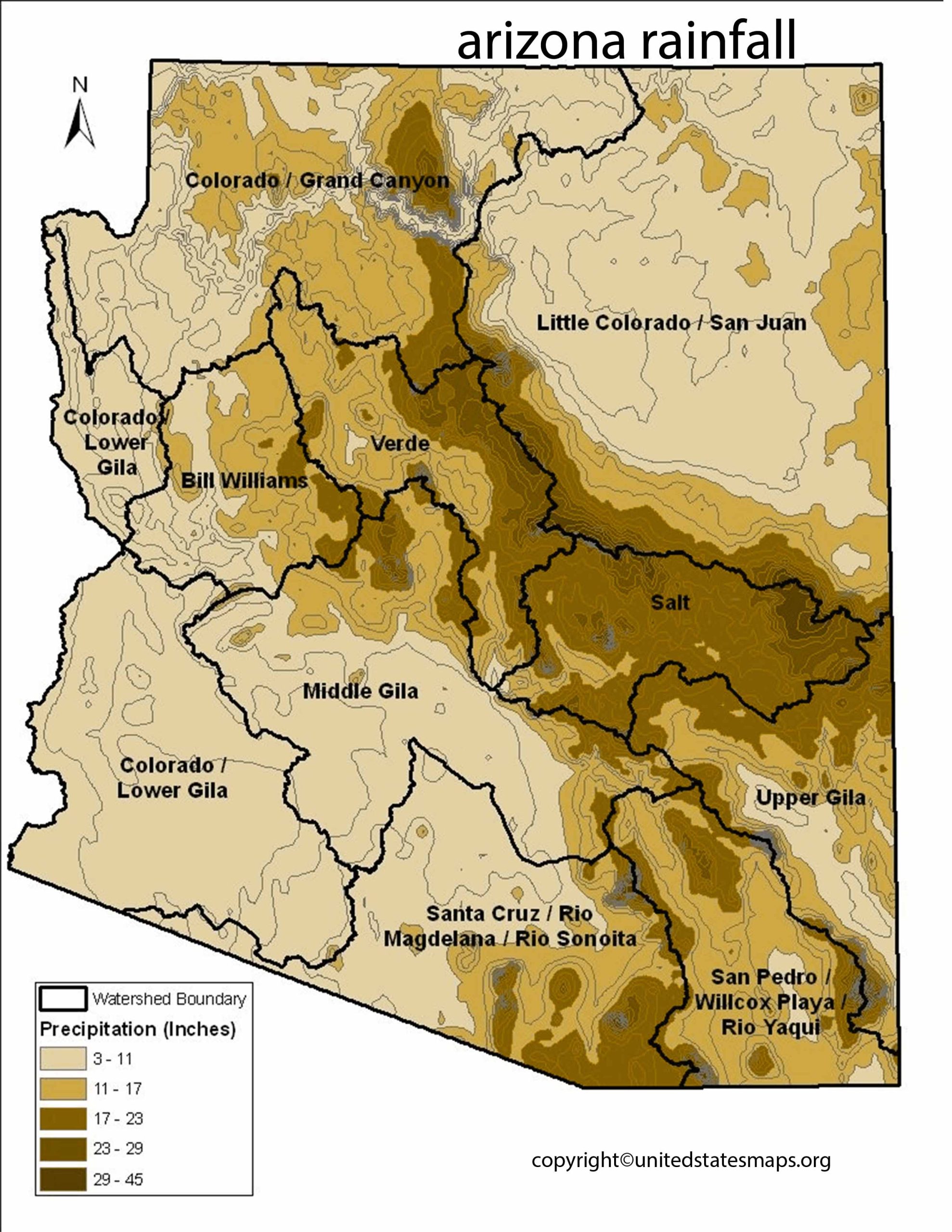 Arizona Rainfall 2025 - Junie Melissa