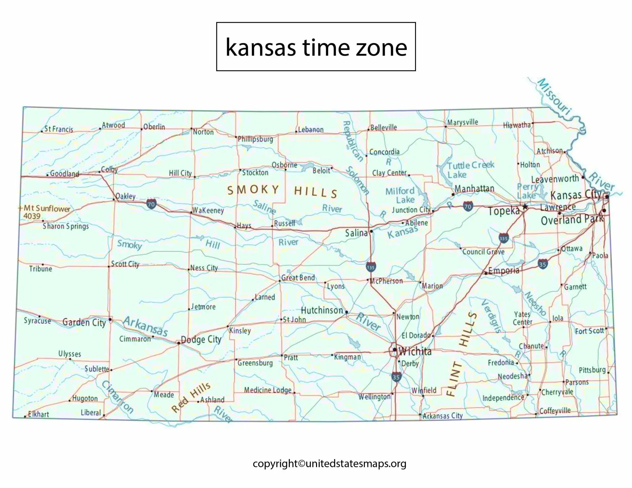 Mountain Time Zone Map Kansas 2048x1583 