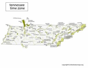 tennessee time zone map