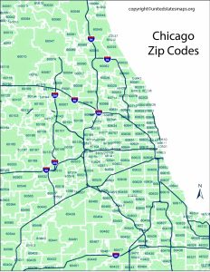 Chicago Zip Codes Map | Zip Code Map of Chicago