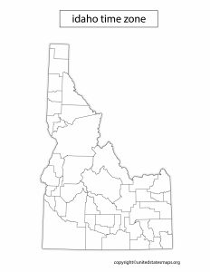 Idaho Time Zone Map | Time Zones in Idaho Map