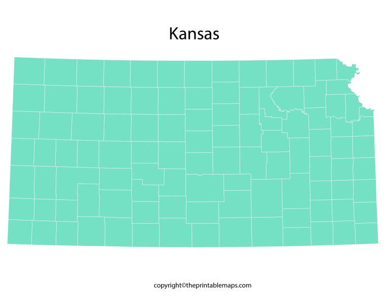 Kansas County Map Map Of Kansas Counties With Cities 9491