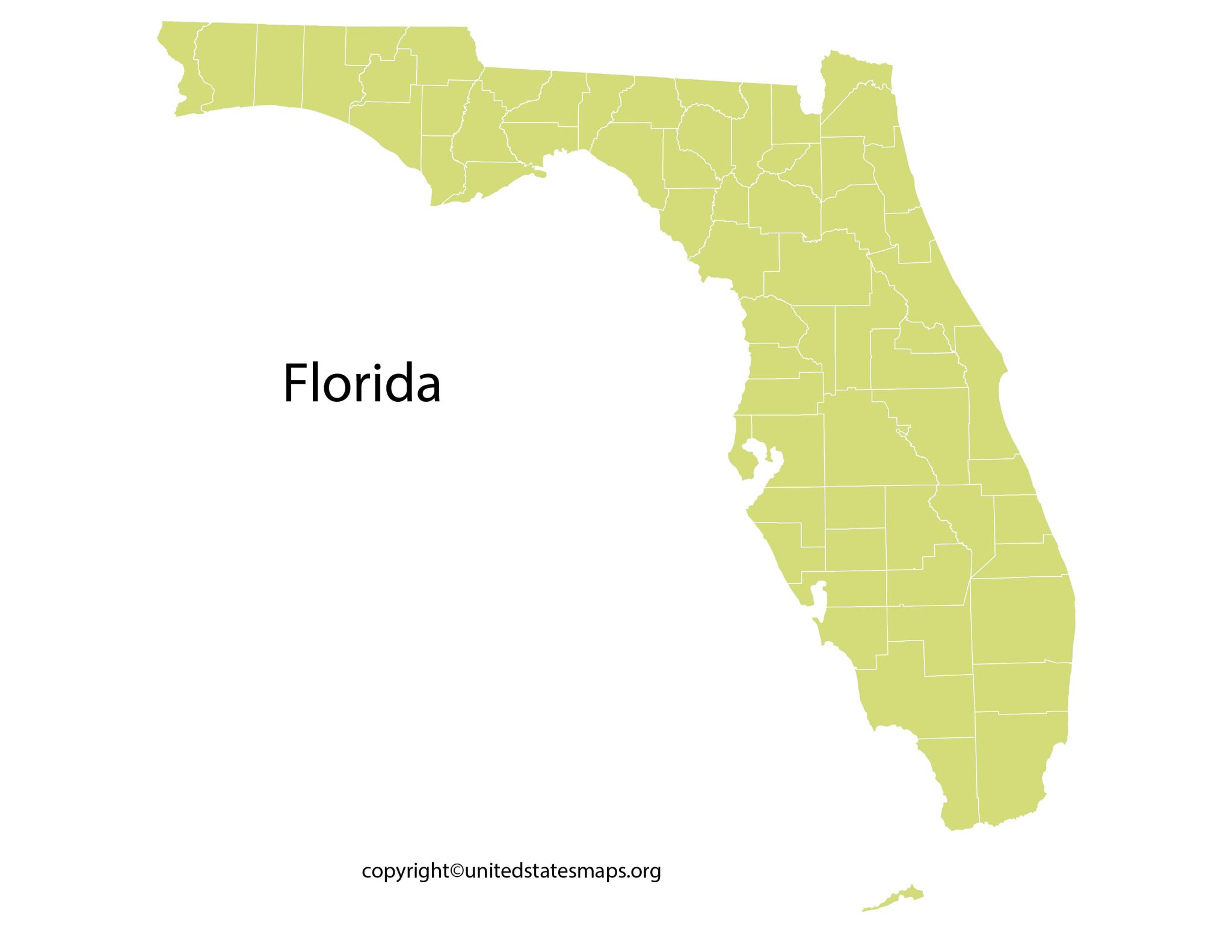 Florida County Map Map Of Florida Counties And Cities 7764