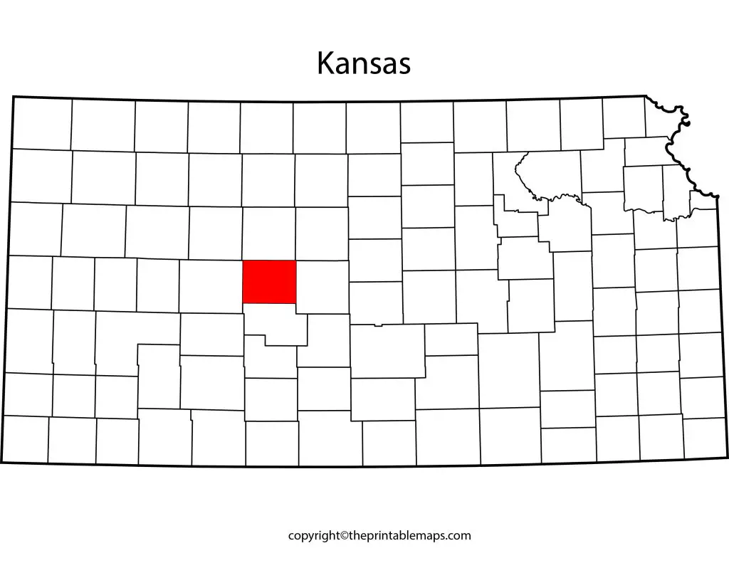 Kansas Map by County