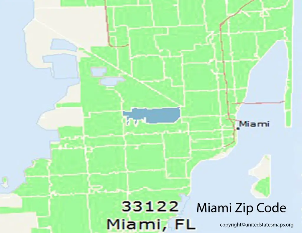 Map of Miami Dade County Zip Codes