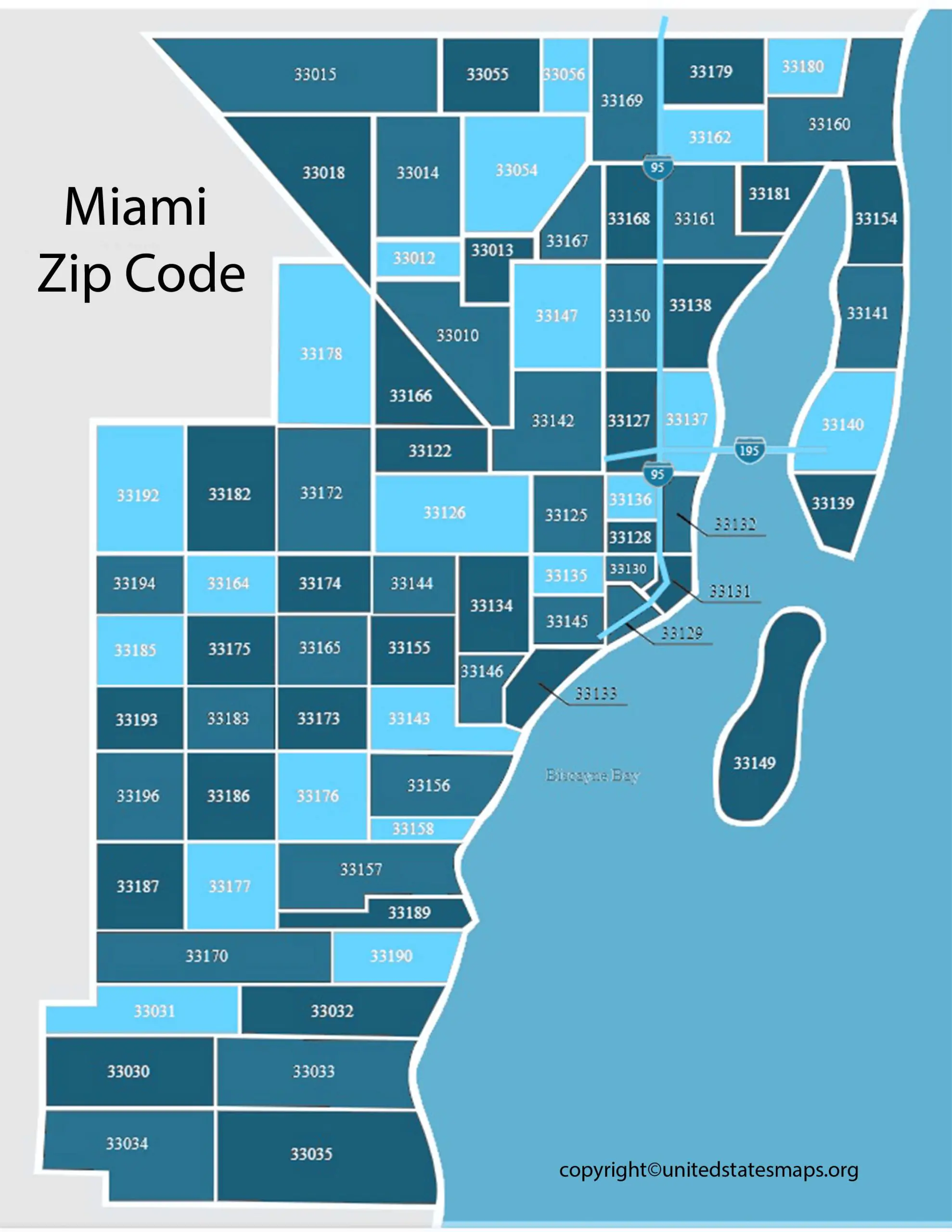 Map Of Zip Codes In Miami Scaled 