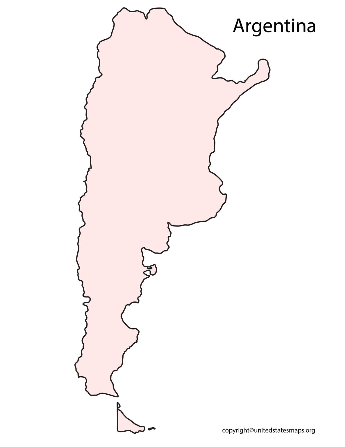 Blank Argentina Map Blank Outline Map Of Argentina   Map Of Argentina Blank Scaled 1 1187x1536 