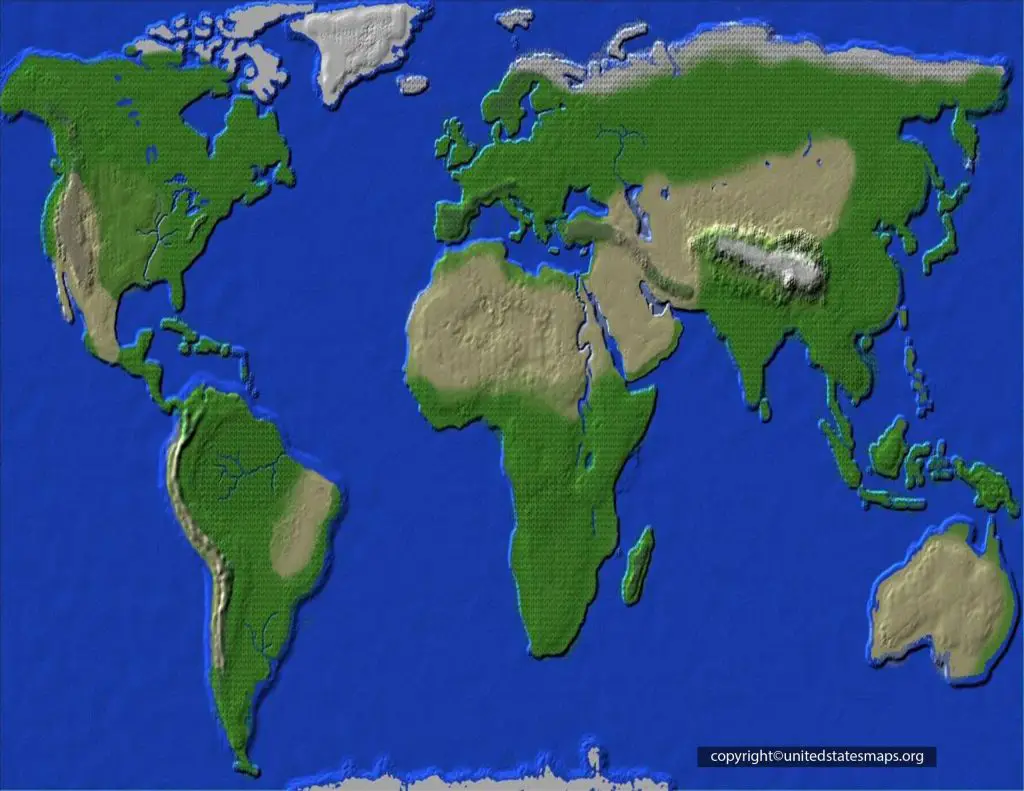 Minecraft Map of Earth