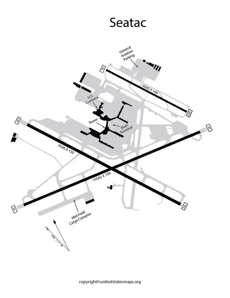Seattle Tacoma Airport Map