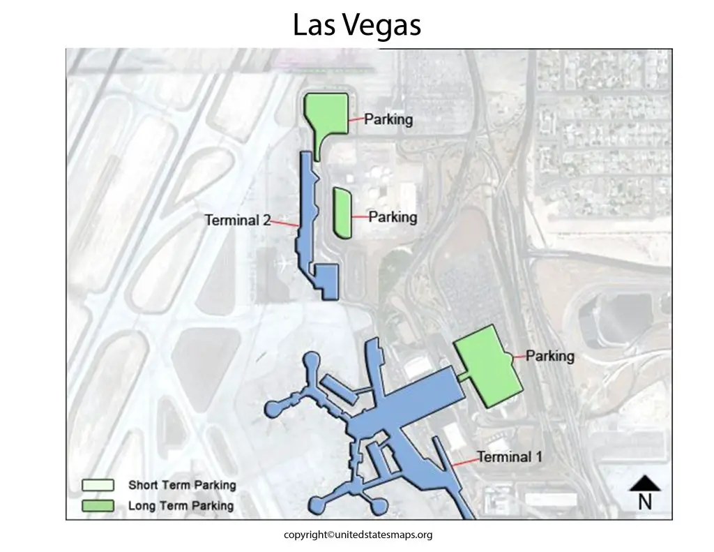 las vegas airport map