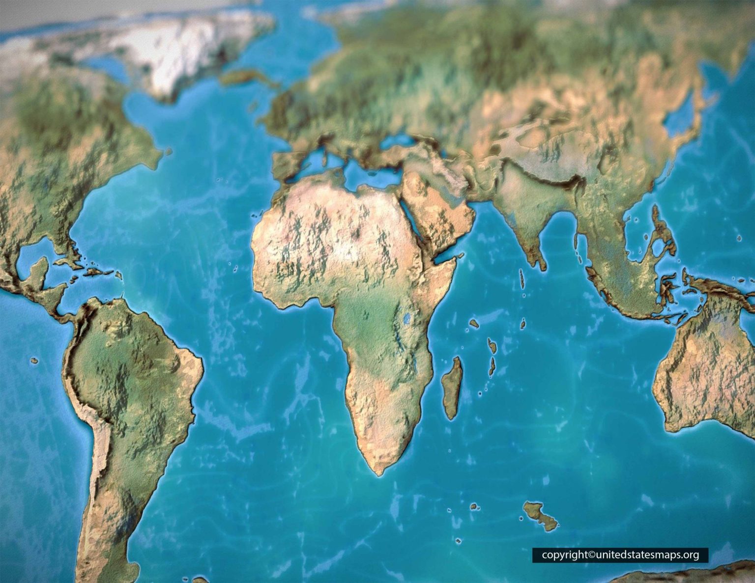 Earth Map 3D 3D Map Of The Earth Printable PDF Earth Map 3D 3D Map Of The Earth Printable PDF