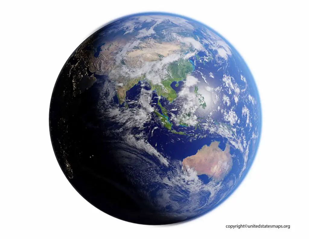 Real Map of Earth