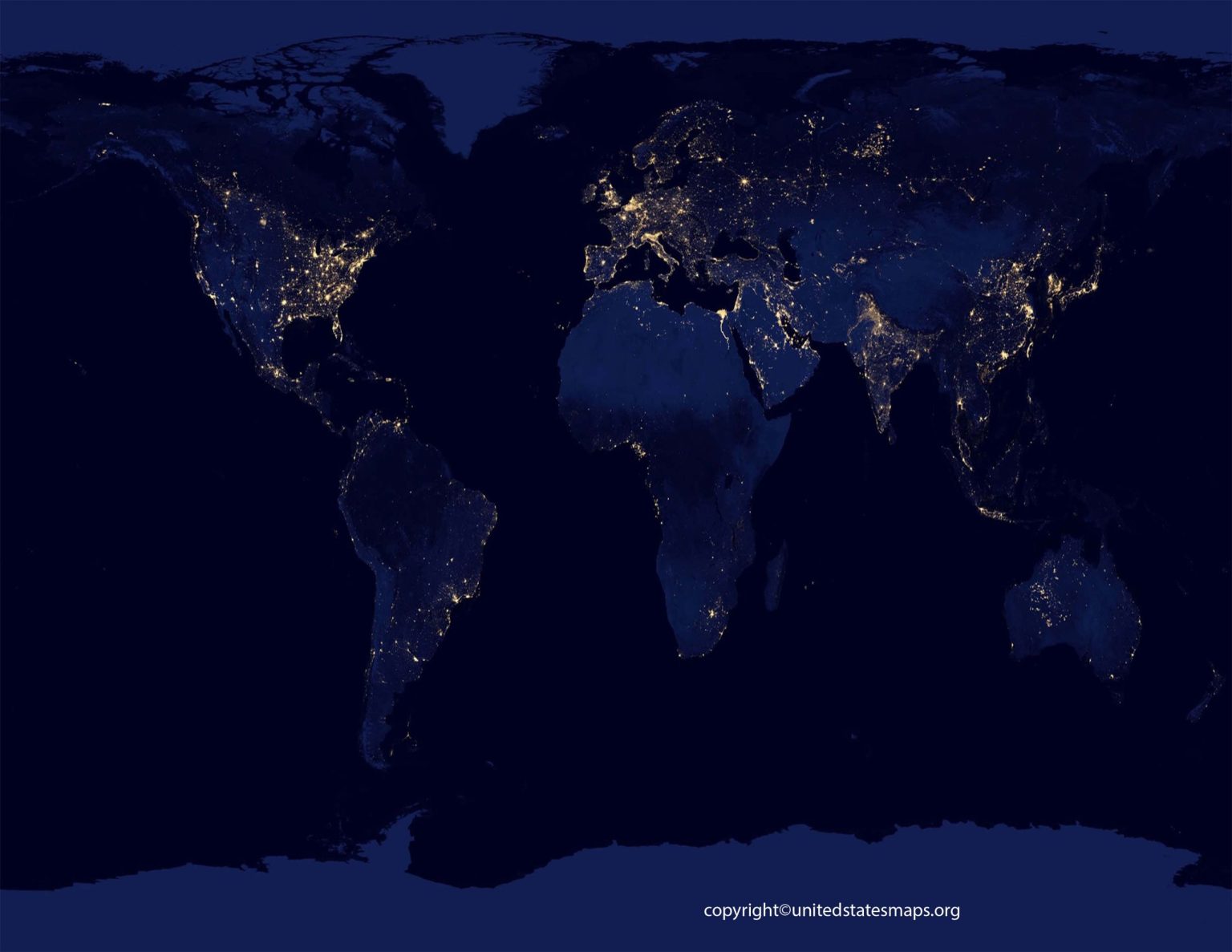 Earth Satellite Map | Satellite Maps of Earth