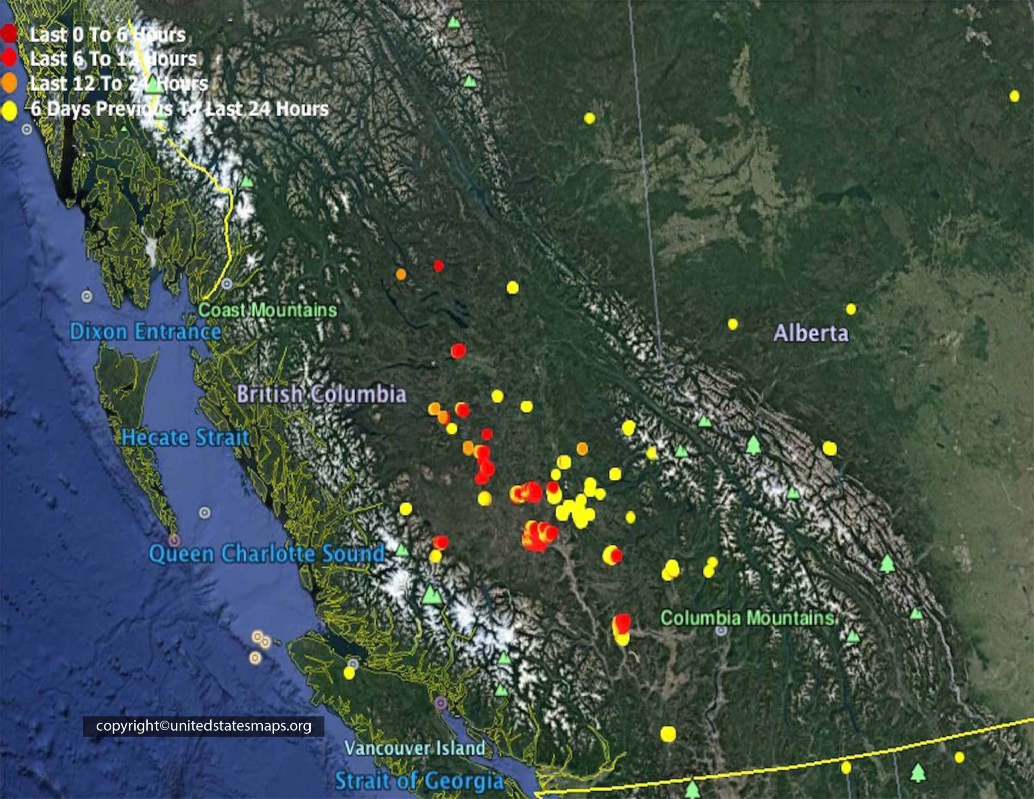 Active Fire Maps Google Earth [Active Fire Mapping]