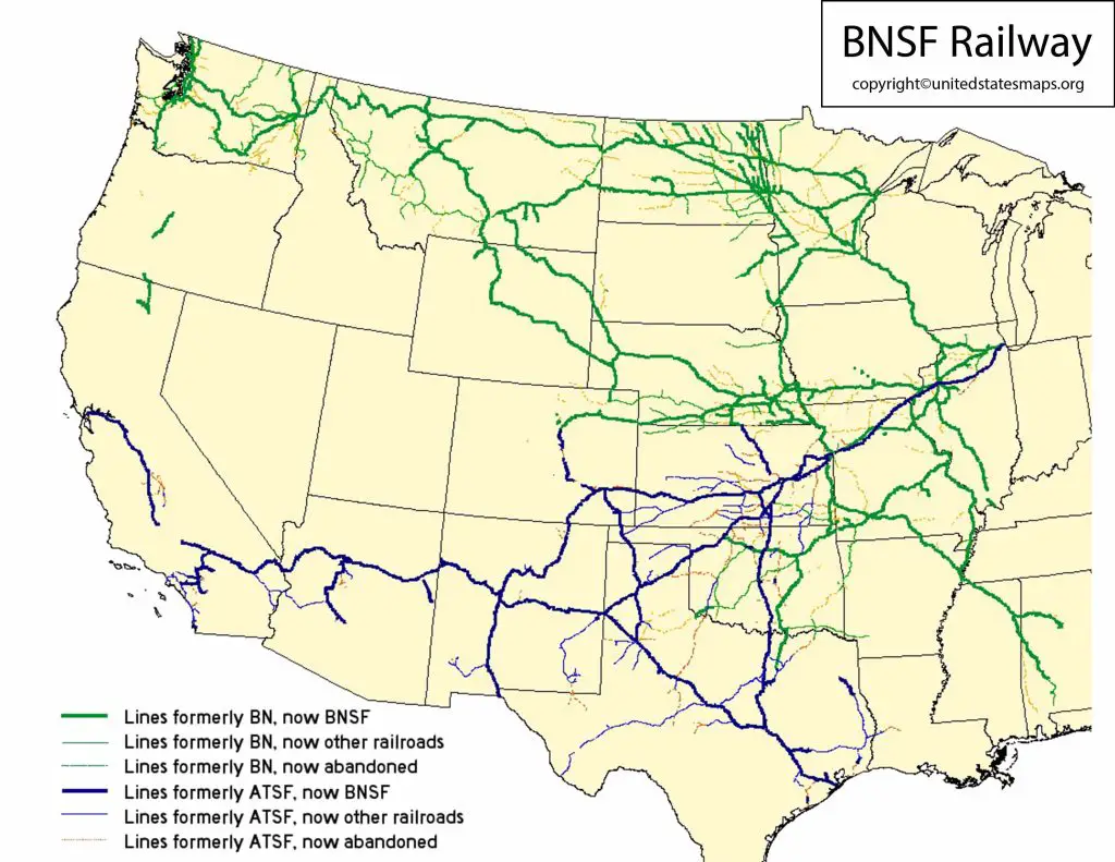 BNSF Railway Maps
