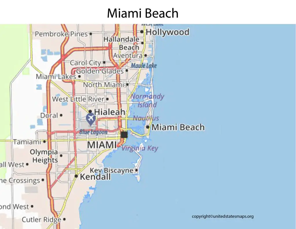 Map of Miami Beach Attractions