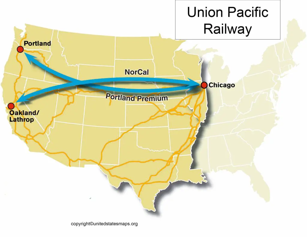 Union Pacific Railroad Divisions